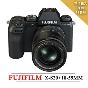 【FUJIFILM 富士】X-S20+18-55mm變焦鏡組(平行輸入)fujifilm相機收購